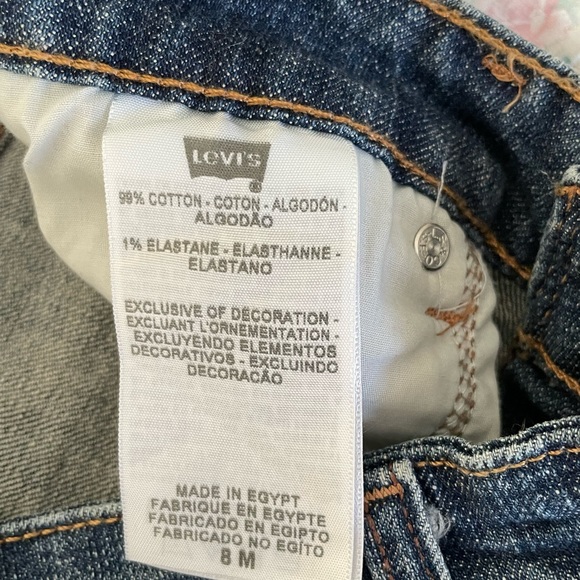 Levi’s the Original women’s straight leg skinny jeans size 8 mid high rise NWOT - Picture 7 of 15